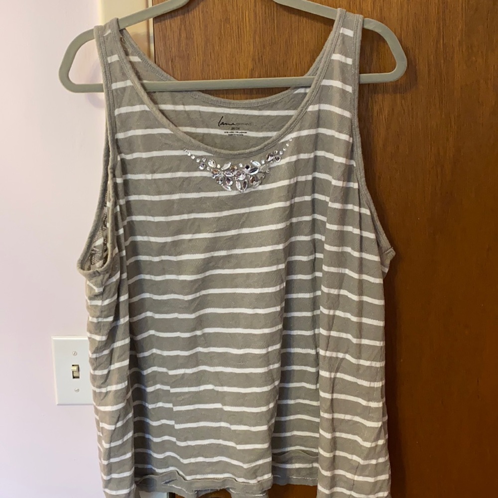 Lane Bryant bejeweled top